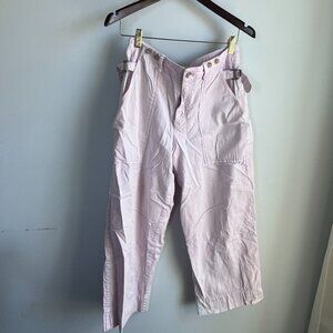 Anthropologie RARE Light Pink Cargo Pant Size 28